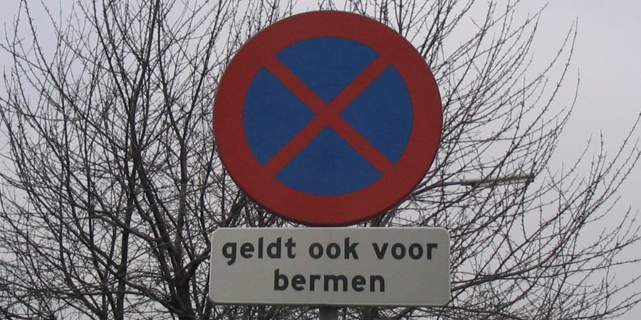 Geldt ook voor de bermen